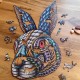 Дървен пъзел Puzzcraft - Cyber Rabbit