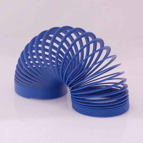 Синьо пластмасово Slinky