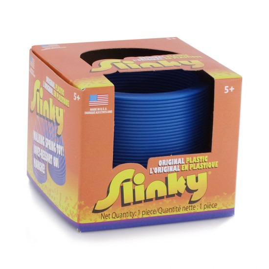 Синьо пластмасово Slinky