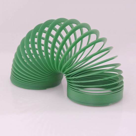 Зелено пластмасово Slinky