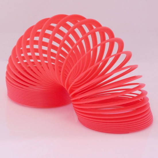 Червено пластмасово Slinky